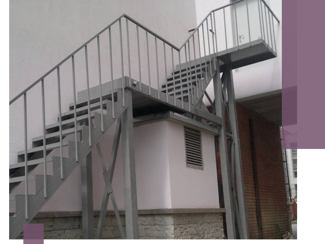 Монтаж пожарных лестниц под ключ в Сегеже с гарантией качества