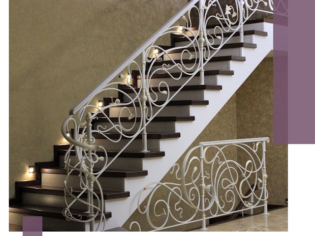 Кованые лестницы под ключ в Сегеже — изготовление и монтаж