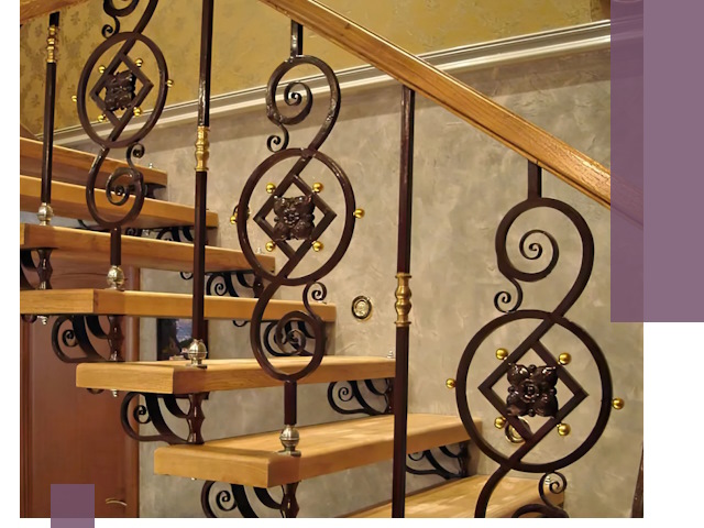 Изготовление кованых лестниц под ключ в Сегеже