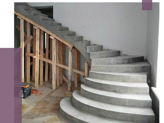 Изготовление бетонных лестниц под ключ в Сегеже от 20290 руб. | ПРОЛЁТ-Сгж