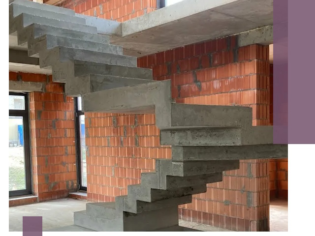 Изготовление бетонных лестниц под ключ в Сегеже