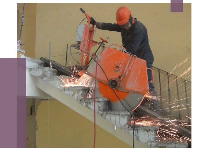 Демонтаж бетонных лестниц в Сегеже от 4682 руб. за м2 | ПРОЛЁТ-Сгж