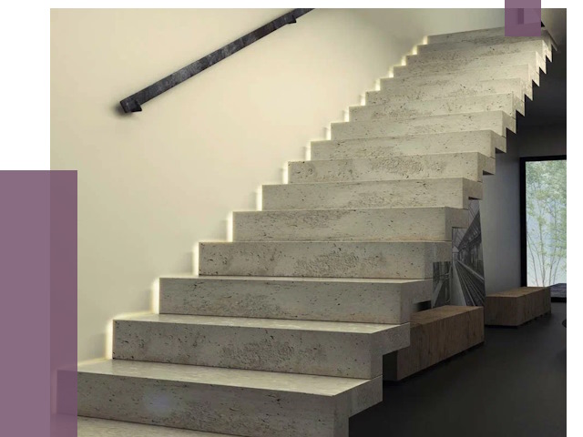 Облицовка бетонных лестниц в Сегеже от 4682 руб/м2