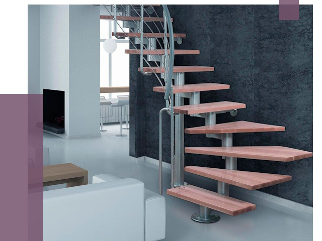 Модульные лестницы в Сегеже от 17168 руб. — купить в ПРОЛЁТ-Сгж