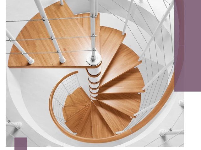 Изготовление винтовых лестниц под ключ в Сегеже