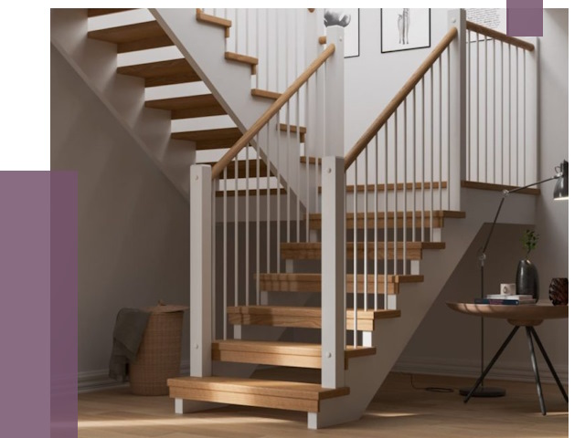 Маршевые лестницы в Сегеже от 38759 руб. — монтаж | ПРОЛЁТ-Сгж