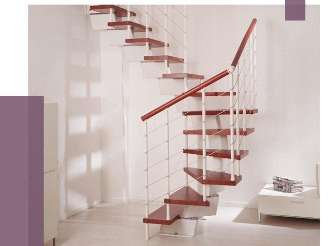 Изготовление лестниц на больцах в Сегеже от 9885 руб. | ПРОЛЁТ-Сгж