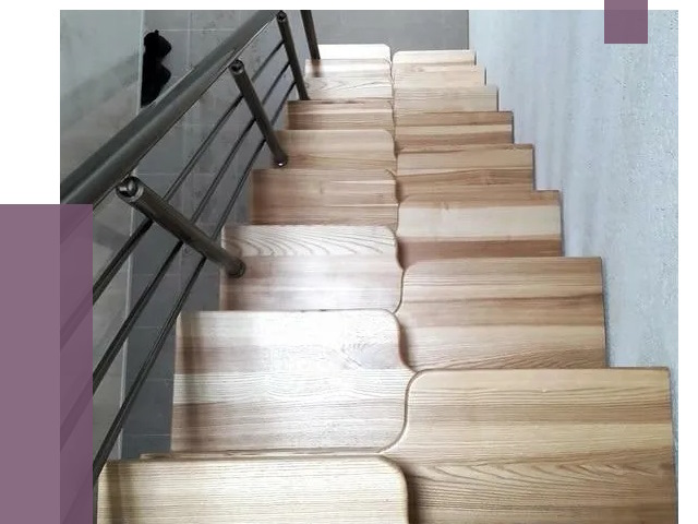 Лестницы гусиный шаг в Сегеже от 13266 руб. под ключ | ПРОЛЁТ-Сгж