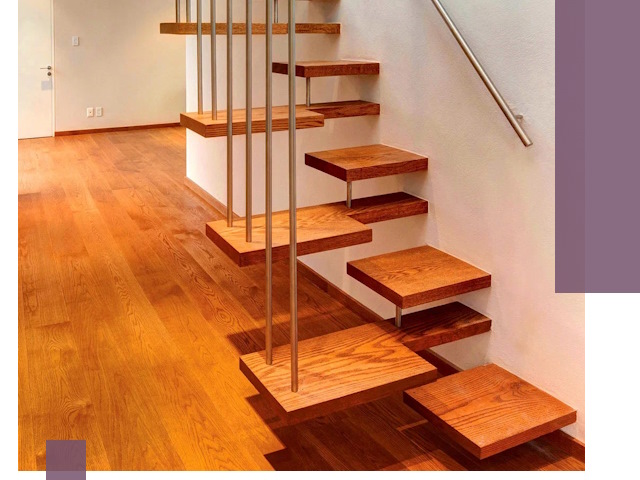 Лестницы «гусиный шаг» на заказ в Сегеже для узких пространств