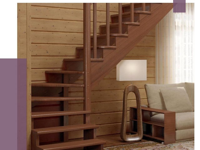 Лестницы эконом класса в Сегеже от 18573 руб. бюджетные решения