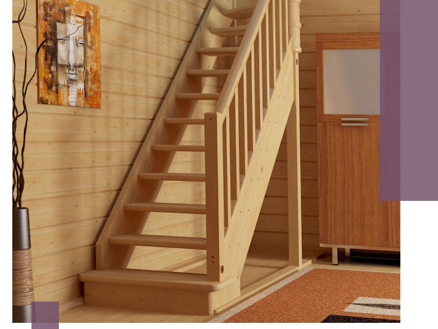 Лестницы эконом класса под ключ в Сегеже — недорого и быстро