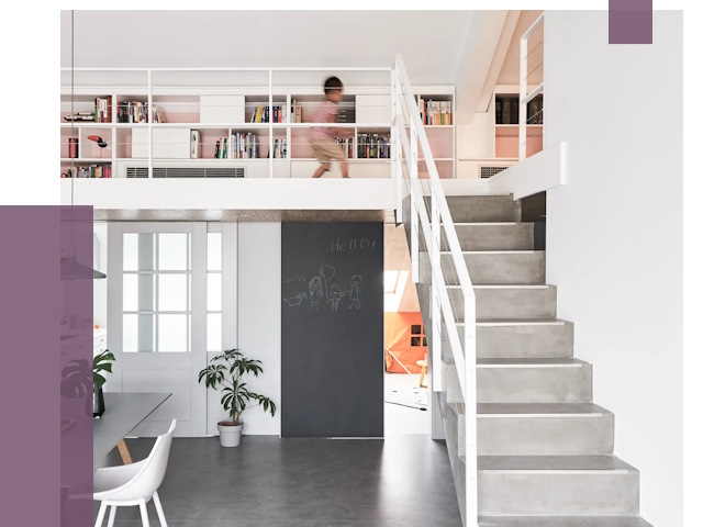 Лестницы для двухуровневой квартиры в Сегеже от 179486 руб. | ПРОЛЁТ-Сгж