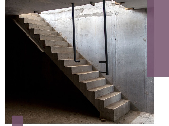Изготовление и монтаж лестниц в подвале в Сегеже