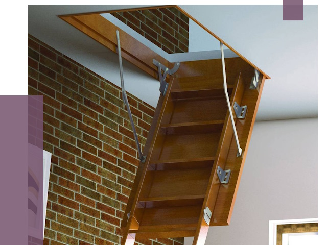 Установка чердачной лестницы в Сегеже от 7960 руб. | ПРОЛЁТ-Сгж