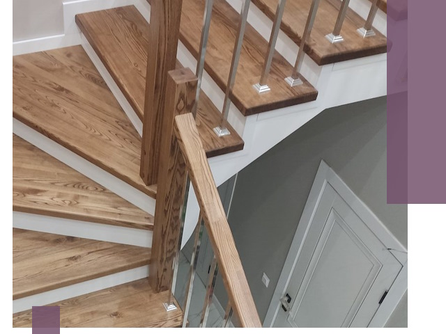 Обшивка металлических лестниц под ключ в Сегеже