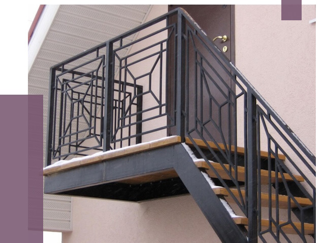 Металлические перила в Сегеже от 4370 руб.  | ПРОЛЁТ-Сгж