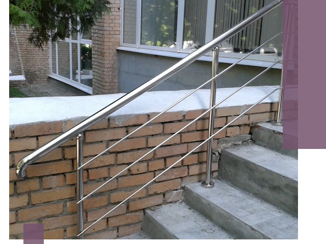 Перила из нержавеющей стали высокого качества в Сегеже