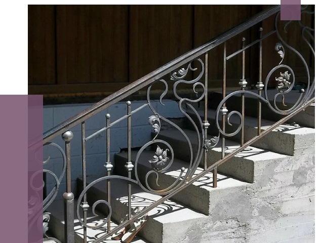 Кованые перила в Сегеже от 8844 руб. под ключ — качество от ПРОЛЁТ-Сгж