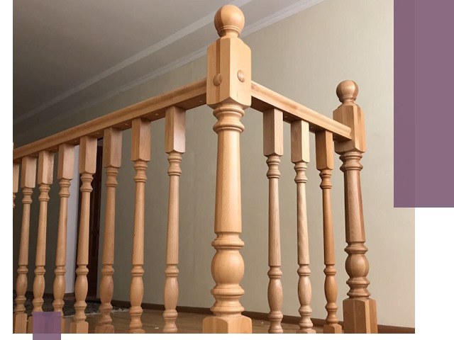 Деревянные перила на заказ в Сегеже: монтаж и изготовление