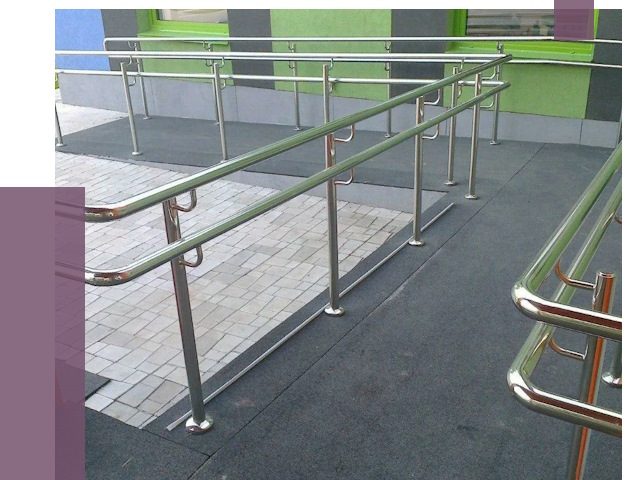 Ограждения пандусов в Сегеже от 4422 руб. монтаж | ПРОЛЁТ-Сгж