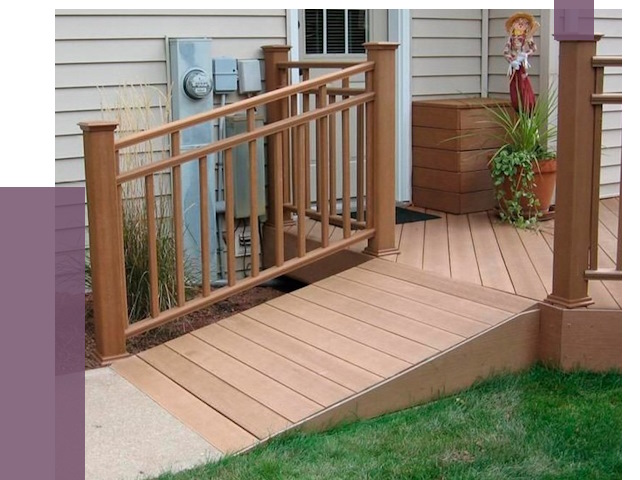 Пандус на крыльцо в Сегеже под ключ от 7908 руб. 