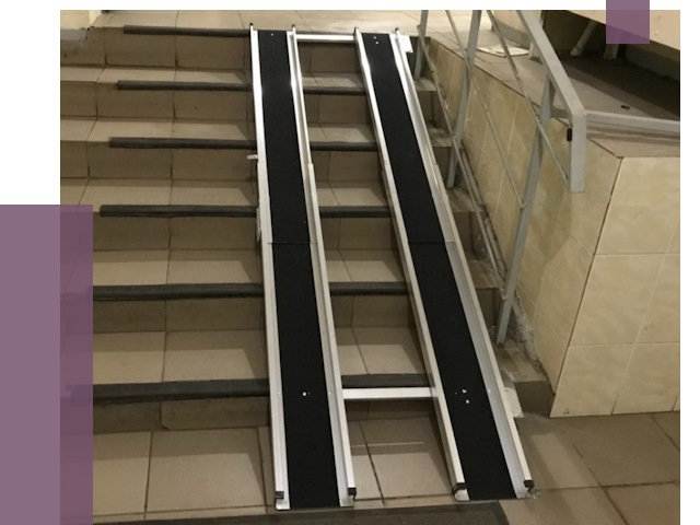 Установка пандуса в подъезд в Сегеже от 8116 руб. под ключ | ПРОЛЁТ-Сгж