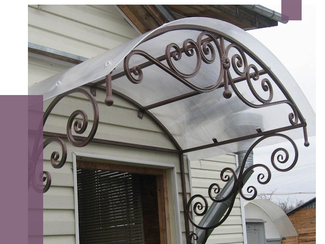 Изготовление козырьков в Сегеже от 7492 руб. — заказать | ПРОЛЁТ-Сгж