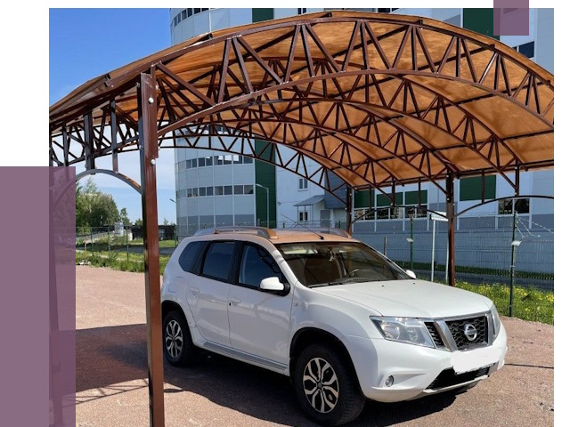 Недорогие навесы в Сегеже от 43701 руб. | ПРОЛЁТ-Сгж