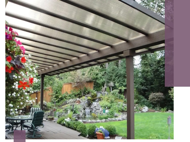 Навесы из поликарбоната под ключ в Сегеже быстро и надёжно