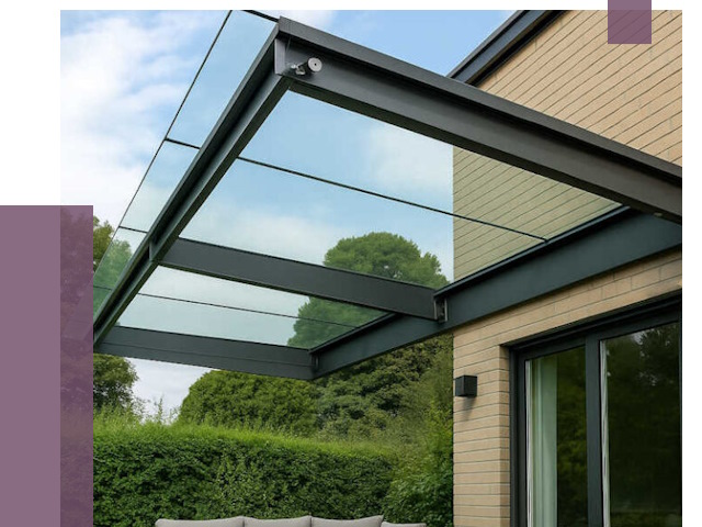 Стеклянные навесы и козырьки в Сегеже от 12486 руб.