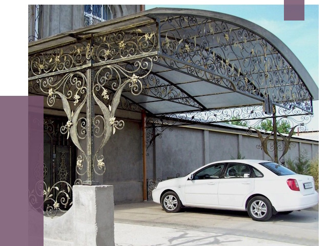 Кованые навесы в Сегеже от 14827 руб. | ПРОЛЁТ-Сгж