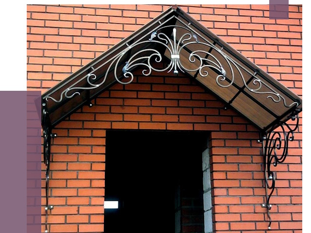 Металлические козырьки в Сегеже от 10873 руб. 