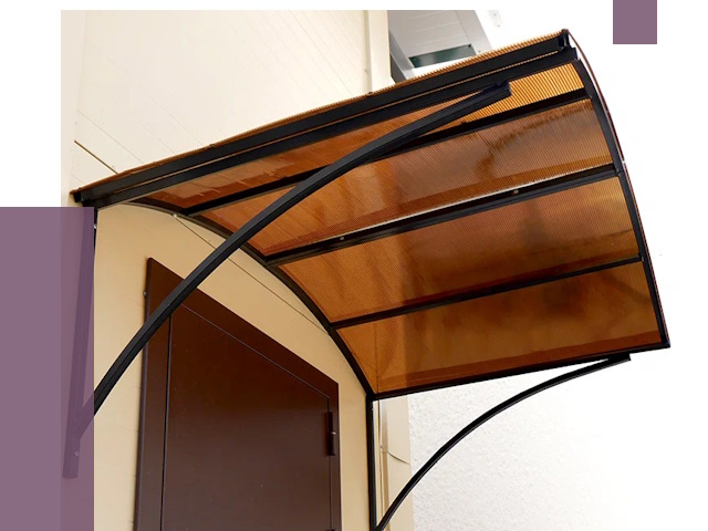 Недорогие козырьки в Сегеже от 7721 руб.  | ПРОЛЁТ-Сгж