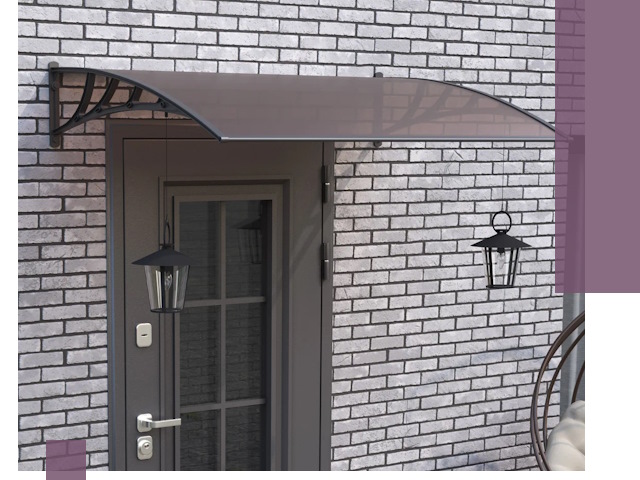 Недорогие козырьки и навесы под ключ в Сегеже