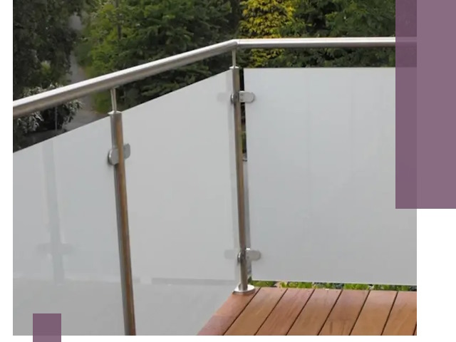 Алюминиевые парапеты для балконов и террас в Сегеже