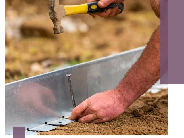 Монтаж металлических бордюров в Сегеже быстро и качественно