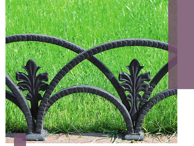 Декоративные металлические бордюры под ключ в Сегеже