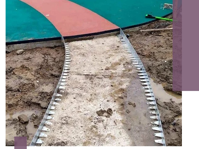 Металлические бордюры для дорожек в Сегеже — монтаж и изготовление