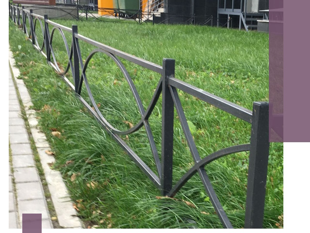Газонные ограждения из металла в Сегеже — монтаж и продажа