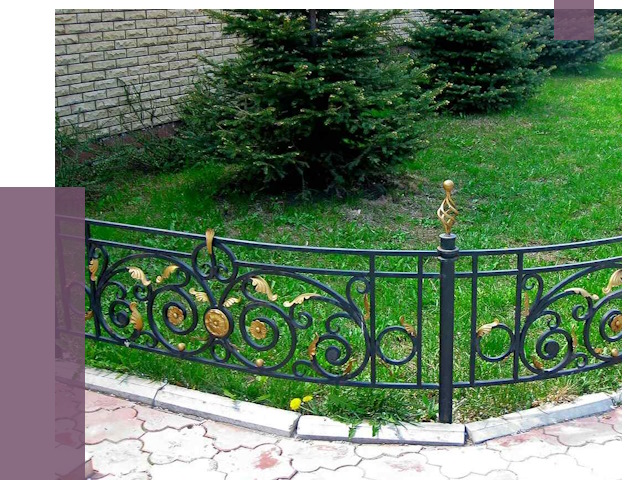 Кованые газонные ограждения в Сегеже от 7752 руб. — ПРОЛЁТ-Сгж